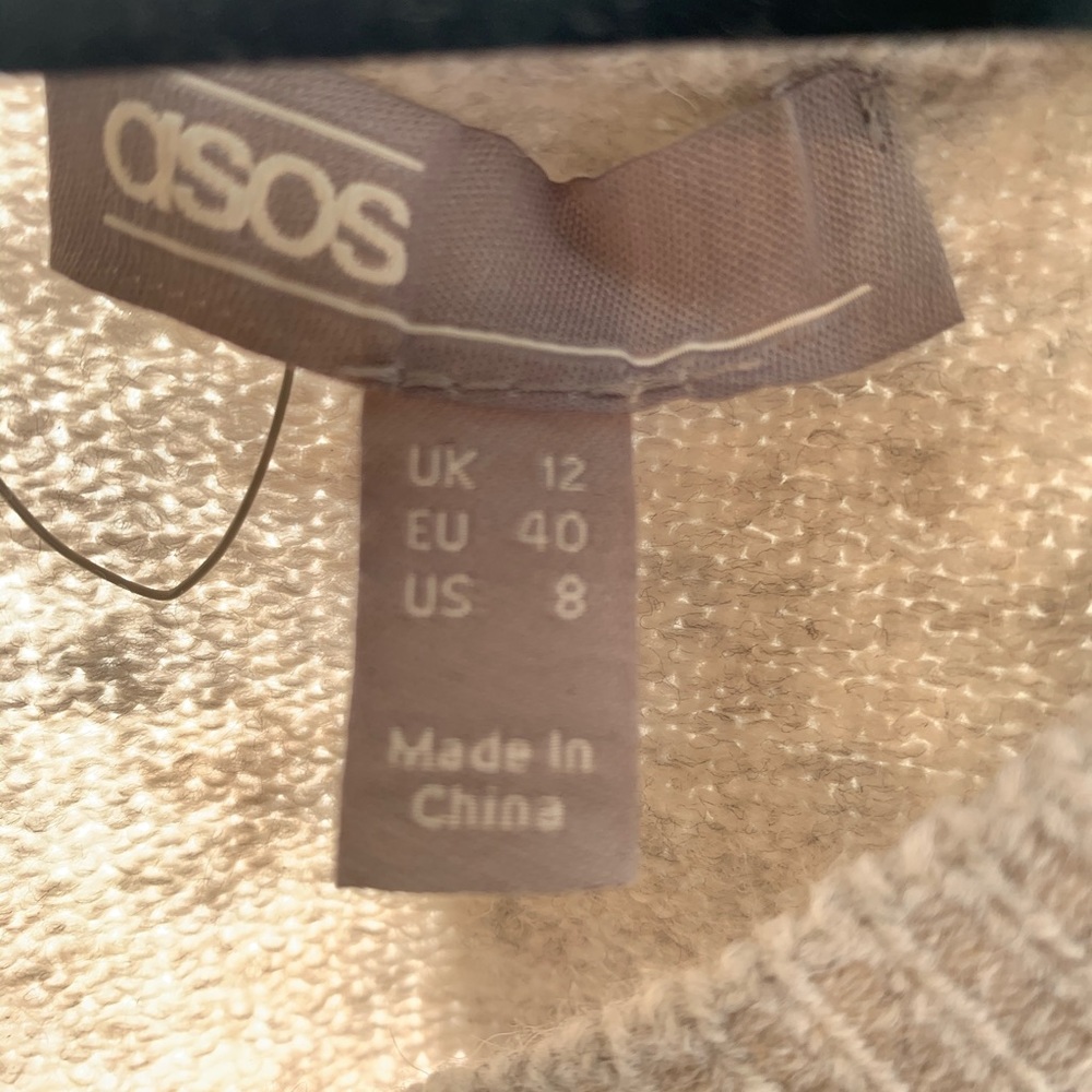 ASOS Sweater Dress in Gray - Picture 3 of 3